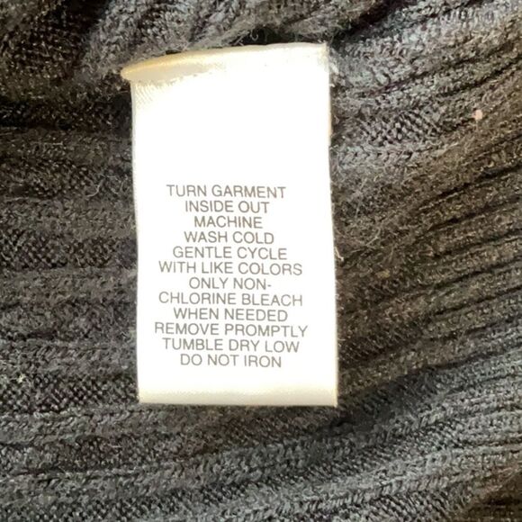 Designers Originals Black Crew Neck Sweater Luxelon Knit Women XL Acrylic - Picture 6 of 9